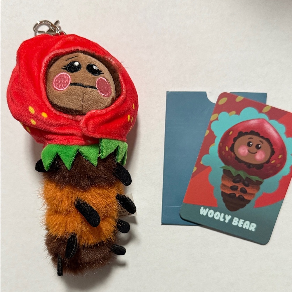 Kaleidos Creative - Wooly Bear Plush Keychain